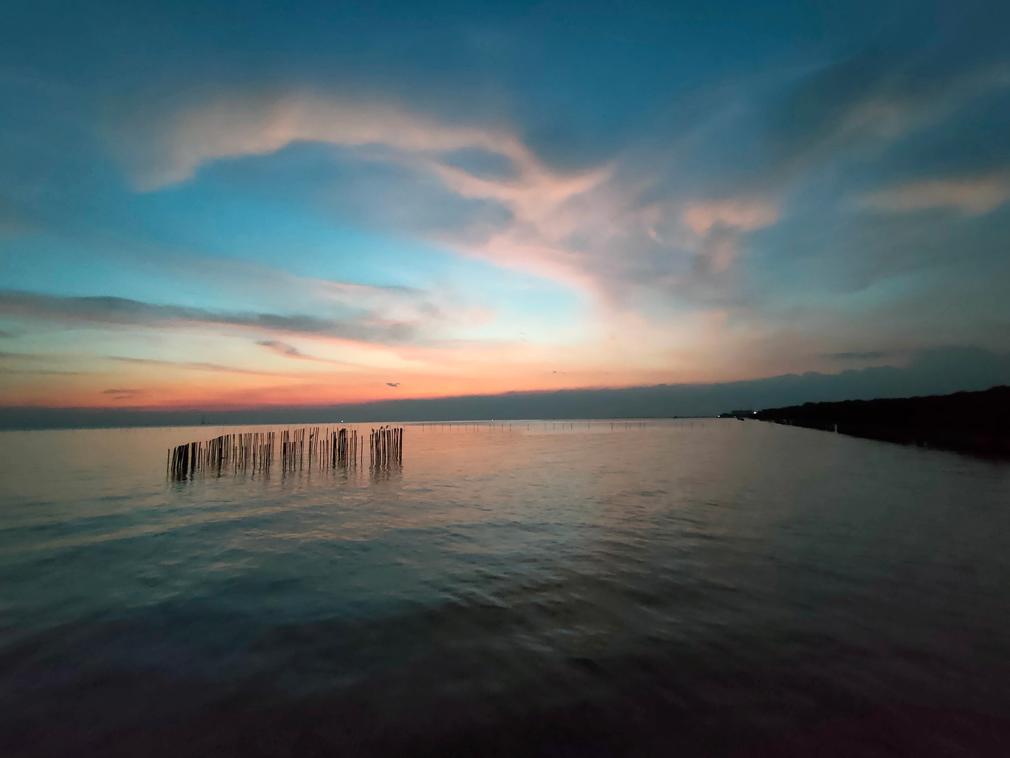 sunset sea